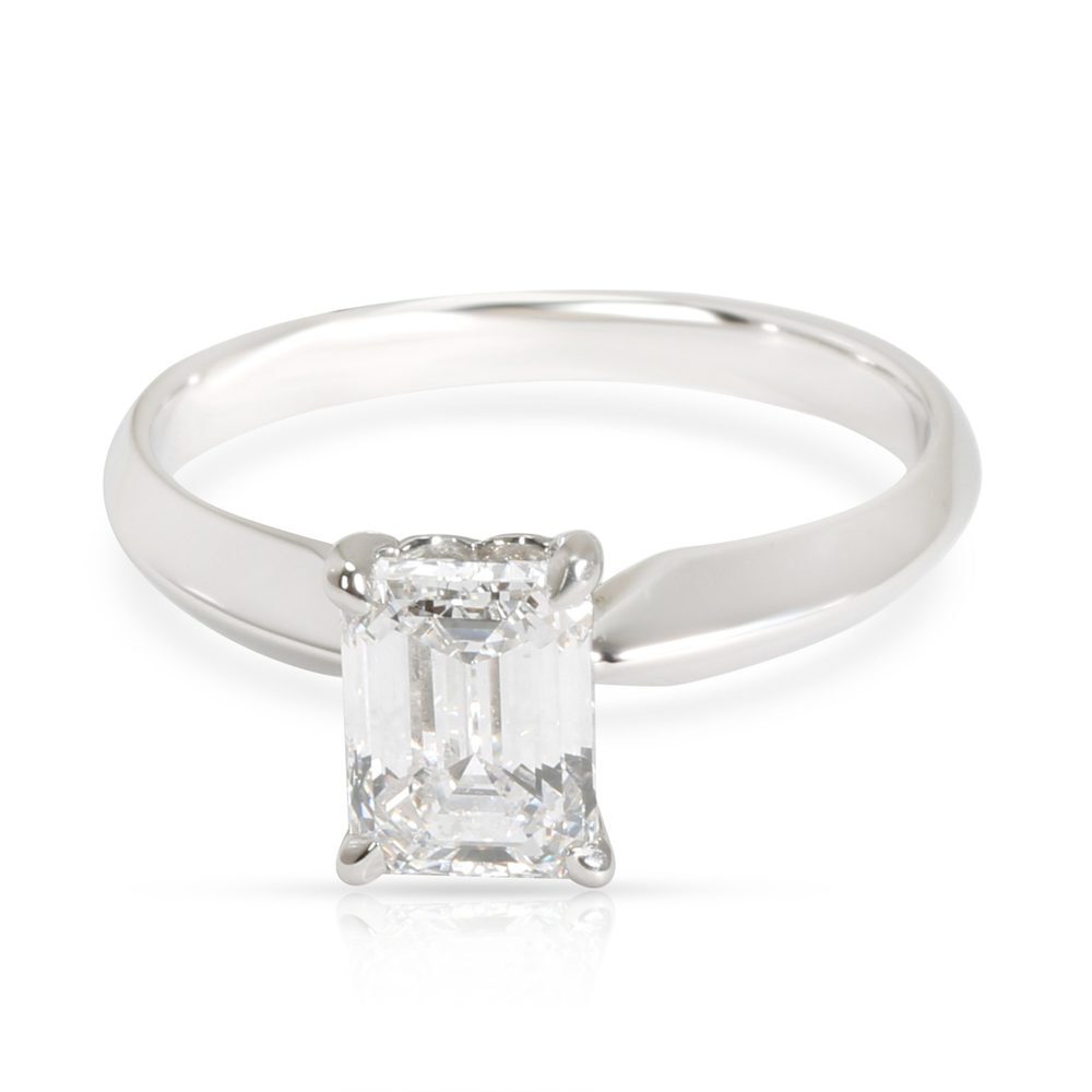 Ritani Solitaire Diamond Engagement Ring in Platinum D IF 1.11 CTW
